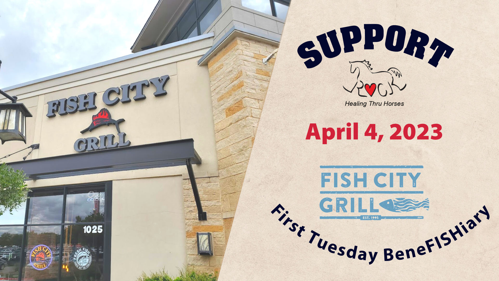 Fish City Grill First Tuesday April 4, 2023