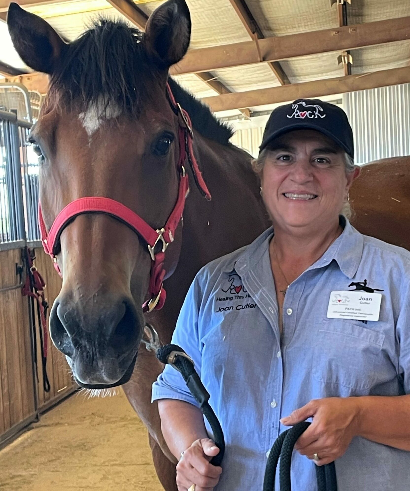 Joan Cutler, Program Manager, PATH Intl. Advanced Certified Therapeutic Riding Instructor