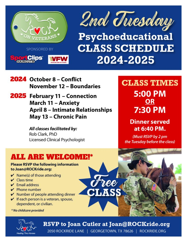 ROCK ROV Psychoeducational group classes 